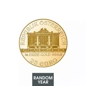 Austrian Philharmonic Gold Coin 1/4 oz Random Year