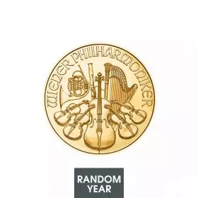 Austrian Philharmonic Gold Coin 1/4 oz Random Year