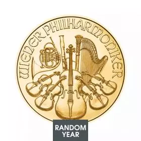 Austrian Philharmonic Gold Coin 1/2 oz Random Year