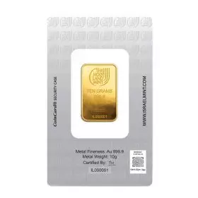 999,9 Goldbarren Holy Land Mint, Israel (in Assay)