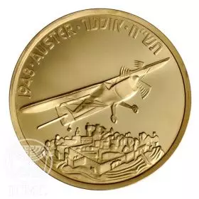 State Medal, Auster, Airplanes that Made History, Bronze Tombac, 50.0 mm, 40 gr - Obverse