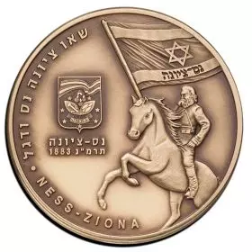 'Cities in Israel" Ness Ziona -  39mm Bronze Medal