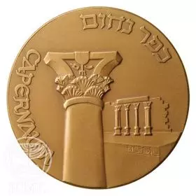 State Medal, Sea of Galilee and Capernaum, Bronze Medal, Bronze Tombac, 59.0 mm, 17 gr - Obverse