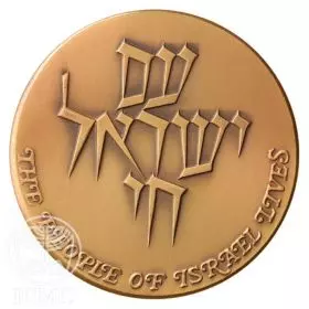 State Medal, Am Israel Chai, Bronze State Medal, Bronze Tombac, 59.0 mm, 17 gr - Obverse