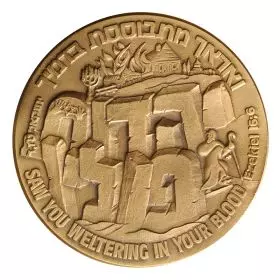 Polish Jewry - 59mm Bronze