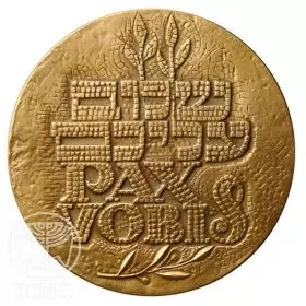 Establishment of Relations between Israel and the Vatican - 70.0 mm, 140 g, Bronze Tombac Medal