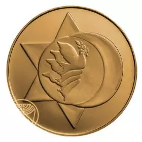 Israel-Jordan Peace Agreement - 70.0 mm, 140 g, Bronze Tombac