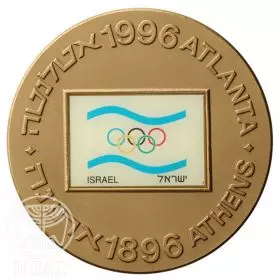 Olympic Games, Atlanta - 70.0 mm, 140 g, Bronze Tombac