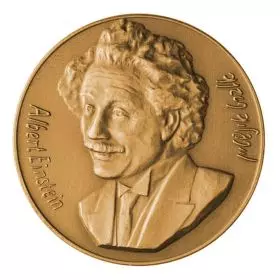 Albert Einstein - 59.0 mm, 98 g, Bronze