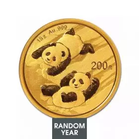 Panda Gold Coin 15 Grams Random Year