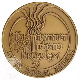 Joint Israel Appeal - 59.0 mm, 98 g, Bronze Tombac