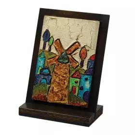Israeli gifts, Jerusalem Windmill - Canaan Stone Art