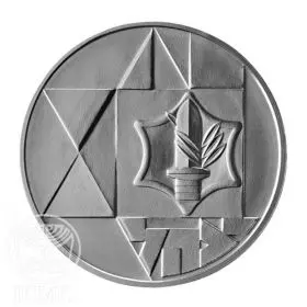 Commemorative Coin, Valor, Standard BU Silver, 30 mm, 14.4 gr - Obverse