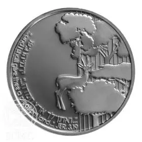 Commemorative Coin, The Promised Land, Proof Silver, 37 mm, 28.8 gr - Obverse