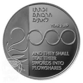Commemorative Coin, Year 2000 - The Millenium, Proof Silver, 38.7 mm, 28.8 gr - Obverse