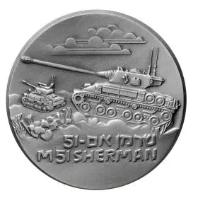 Sherman M-51 - 50.0 mm, 93 g, Silver/925 Medal