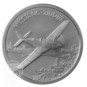 State Medal, Mustang, Airplanes that Made History, Silver 925, 38.7 mm, 29 gr - Obverse