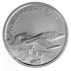 State Medal, Fouga-Magister, Airplanes that Made History, Silver 925, 38.7 mm, 29 gr - Obverse