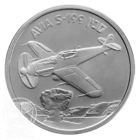 State Medal, Avia, Airplanes that Made History, Silver 925, Proof,  38.7 mm, 29 g - Obverse