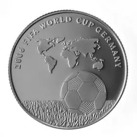 Commemorative Coin, FIFA 2006 World Cup Germany, Proof Silver, 38.7 mm, 28.8 gr - Obverse