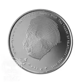 Commemorative Coin, Albert Einstein, Prooflike Silver, 30 mm, 14.4 gr - Obverse