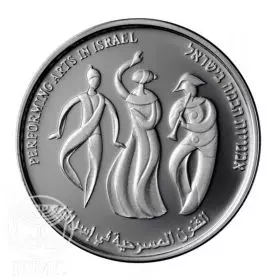 Commemorative Coin, Performing Arts, Prooflike Silver, 30 mm, 14.4 gr - Obverse