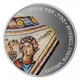 Autumn, Holy Land Ancient Mosaics, 1 oz. Silver 999 - Obverse