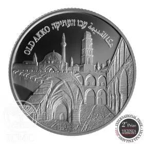 Commemorative Coin, Akko, Proof Silver, 38.7 mm, 28.8 gr - Obverse