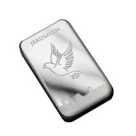 5 oz Silver Bar Dove of Peace - Front