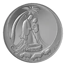 State Medal, Jacob and Rachel - Scenes of the Bible, Silver 999, 38.7 mm, 1 oz - Obverse