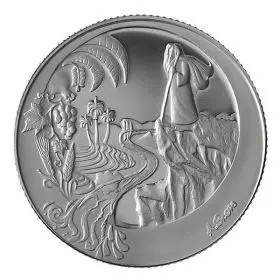 State Medal, Moses on Mt. Nebo - Scenes of the Bible, Silver 999, 38.7 mm, 1 oz - Obverse