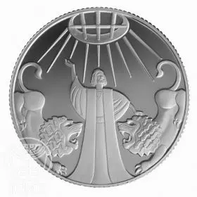 Commemorative Coin, Daniel in the Den of Lions, Proof Silver, 38.7 mm, 28.8 gr - Obverse
