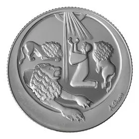 State Medal, Daniel in the Lions' Den - Scenes of the Bible, Silver 999, 38.7 mm, 1 oz - Obverse