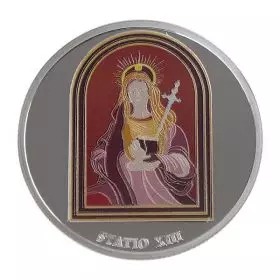 State Medal, Statio XIII, Mary lamenting over Jesus' death, Silver 999, 39 mm, 1 oz - Obverse