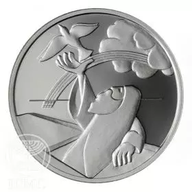Commemorative Coin, Noahs Ark, Prooflike Silver, 30 mm, 14.4 gr - Obverse