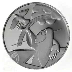 Commemorative Coin, Noahs Ark, Proof Silver, 37 mm, 28.8 gr - Obverse