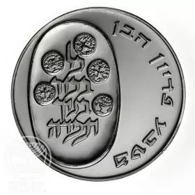 Commemorative Coin, Pidyon Haben 1973, Silver 900, Proof, 37 mm, 26 gr - Obverse