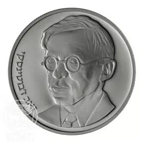 Commemorative Coin, Zeev Jabotinsky, Proof Silver, 37 mm, 26 gr - Obverse