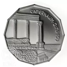 Commemorative Coin, Capernaum, Proof Silver, 30 mm, 14.4 gr - Obverse