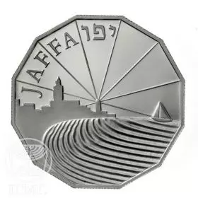 Commemorative Coin, Jaffa, Proof Silver, 30 mm, 14.4 gr - Obverse