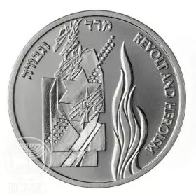 Commemorative Coin, Revolt and Heroism, Standard BU Silver, 30 mm, 14.4 gr - Obverse