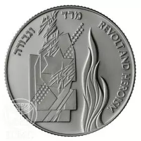 Commemorative Coin, Revolt and Heroism, Proof Silver, 38.7 mm, 28.8 gr - Obverse