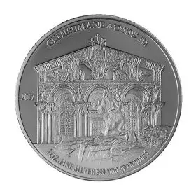 Gethsemane - 1Unze 999/Silbermünze (Bullion) , 38.7 mm, 1. in der Bullion-Serie "Stätte des Heiligen Landes"