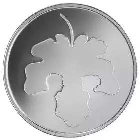 Commemorative Coin, Adam and Eve, Proof Silver, 38.7 mm, 1 oz - Obverse
