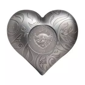 Precious heart - 1 oz Silver Coin