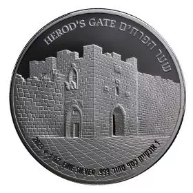 Herod's Gate - 1 oz 999/Silver Bullion, 38.7 mm, "Gates of Jerusalem" Bullion Series
