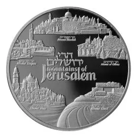 Berge von Jerusalem - 1 Unze 999/Silbermünze (Bullion), 38.7 mm, "Ansichten von Jerusalem" Bullion-Serie