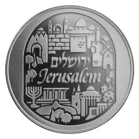 1oz Silver Bullion - Jerusalem 2023- Front