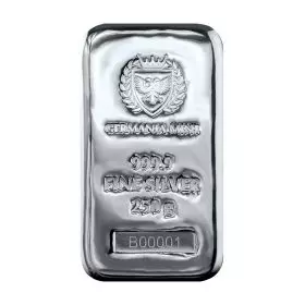250 Grams Silver Bar - Germania Mint