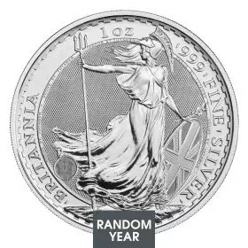 1 oz Silver Coin - Britannia King Charles Random Year